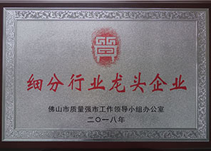 佛山市細分行業龍頭企業 佛山市細分行業龍頭企業